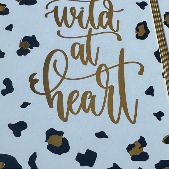 Midwood Brands Spiral Notebook/Journal Animal Print Wild At Heart Brand New - Picture 2 of 7